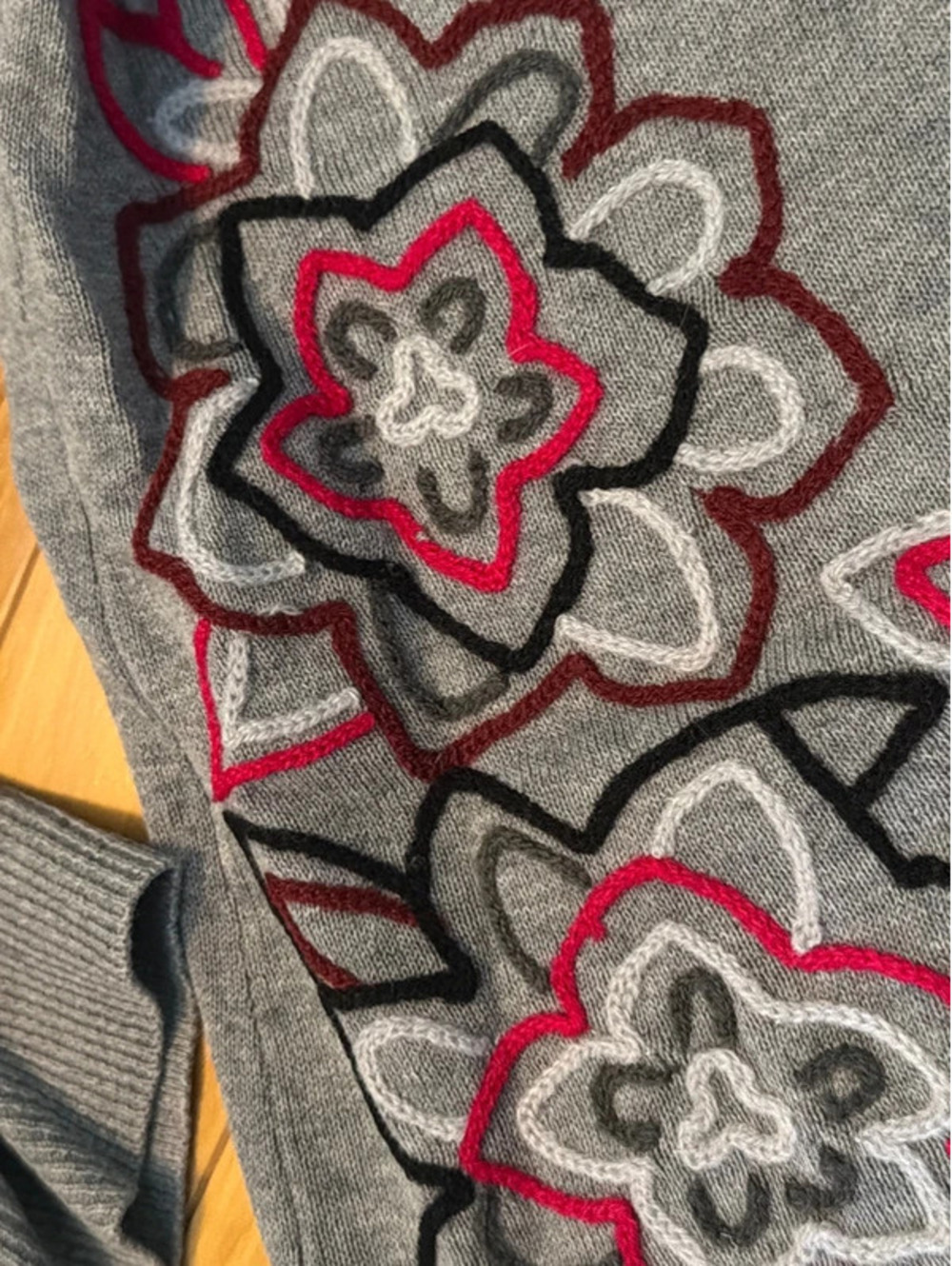 Anthropologie Tabitha Embroidered Cardigan M Lovely! - Picture 7 of 8